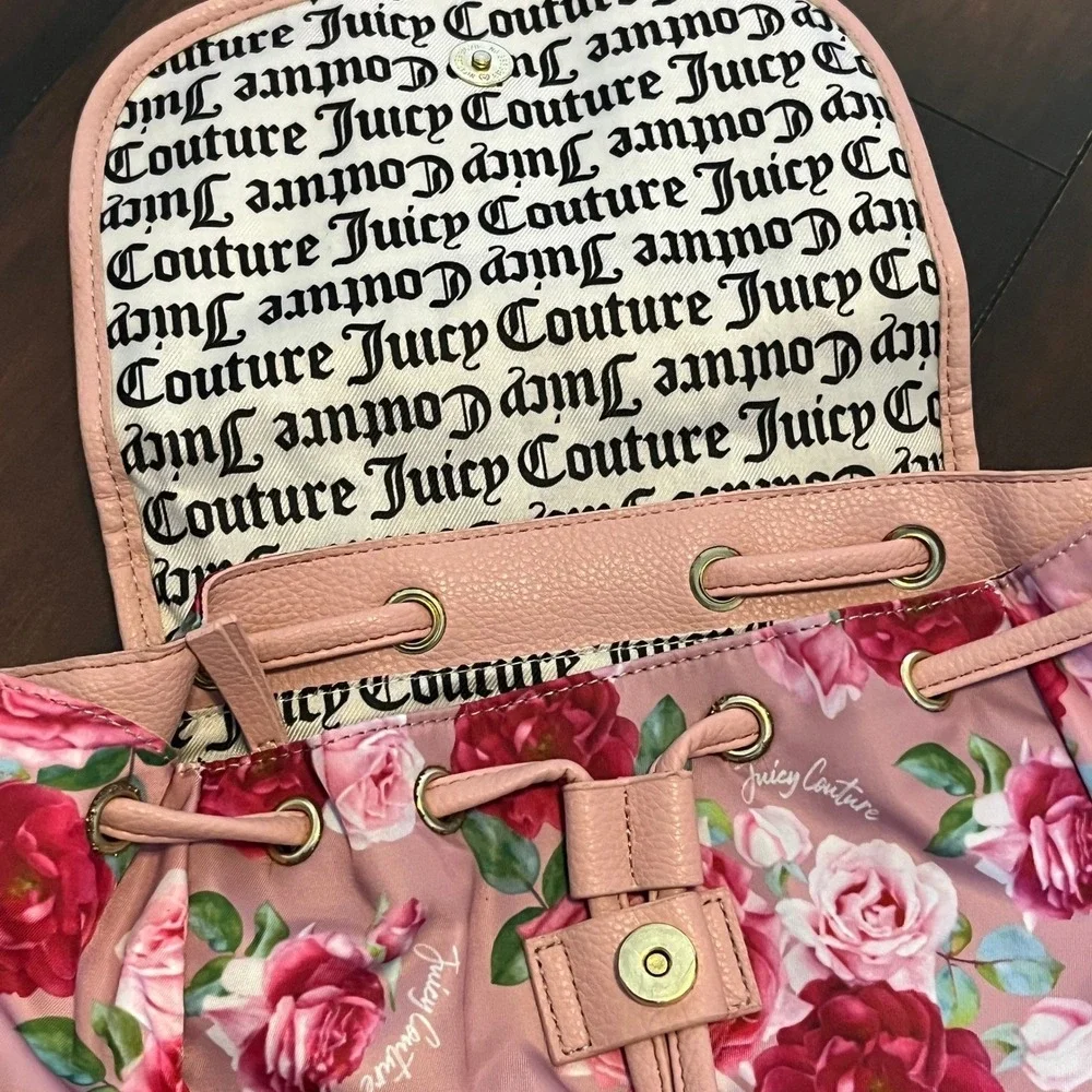 Juicy Couture Women's Mauve Romantic Rose Love‎ Club Backpack NWT